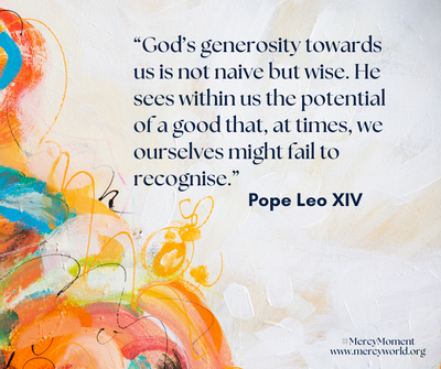 Follow our daily #MercyMoment 